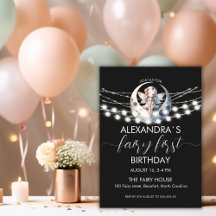 Fée Magique Première Fille Anniversaire