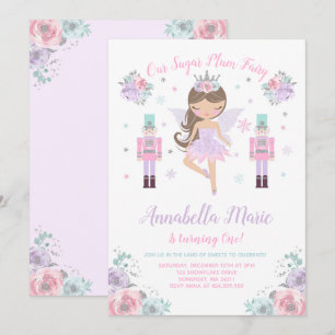 Invitation Fée Plum Sucre Invitation Casse-Noisett