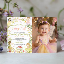 Fée Premier Jardin Floral Anniversaire Photo