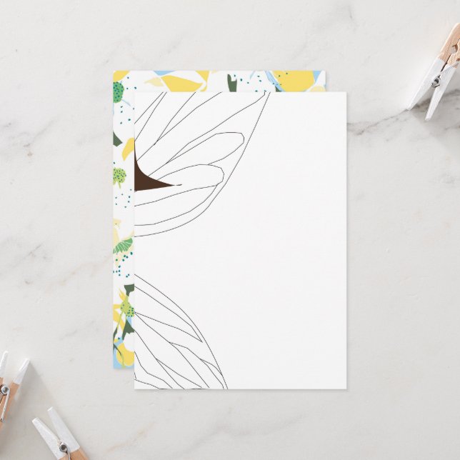 Invitation féerie blanche en conte de fées, douche nuptiale,  (Devant/Arrière en situation)