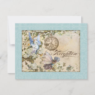 Invitation Féeries enchantées Fées Floral Vintage Mariages