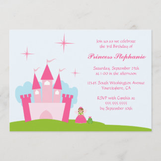 Invitation féerique de fête d'anniversaire de