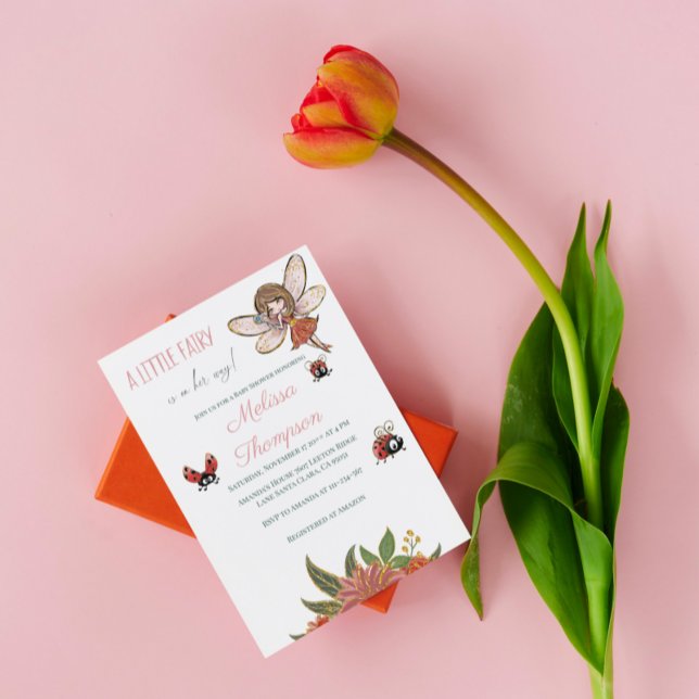 Invitation Fées de la forêt magique et coccinelles (Créateur téléchargé)