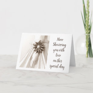 INVITATION **FÉLICITATION DE LA DOUCHE DE LA NIECE"