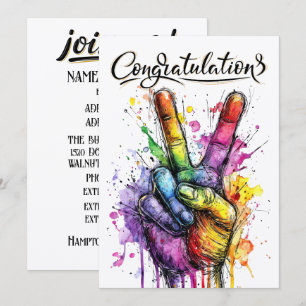 INVITATION FÉLICITATIONS