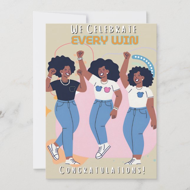 Invitation Félicitations (Devant)