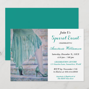 INVITATION FÉLICITATIONS À L'INVITATION À LA SOIRÉE DE RÉUSSI