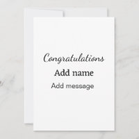 Félicitations ajoutez un nom message simple diplôm