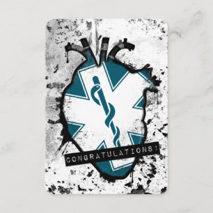 Invitation félicitations au travailleur des services médicaux