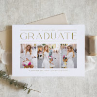 Félicitations de fin d'études avec typographie mod