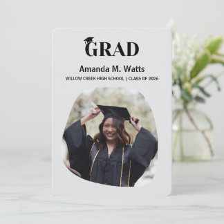 Invitation Félicitations modernes pour l'annonce de la remise