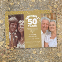 Félicitations pour le 50e anniversaire de mariage