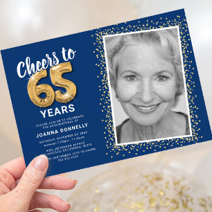 Invitation Félicitations pour les 65 ans de The Years Photo