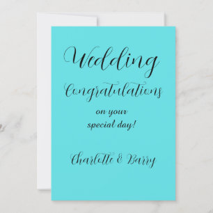 Invitation Félicitations pour votre mariage