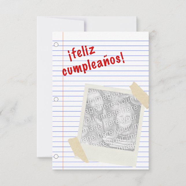Invitation feliz cumpleanos (Devant)