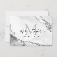 Feminine Silver Grey Parties scintillant marbre Ag