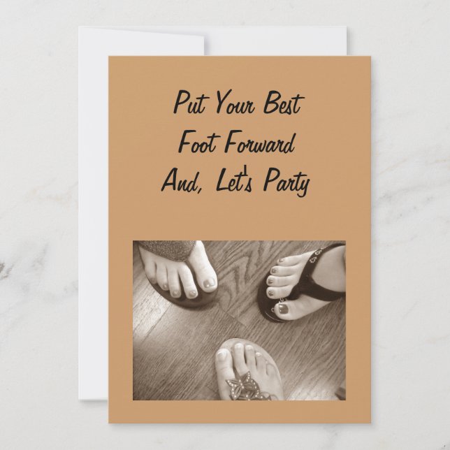 INVITATION FEMME "40E" (Devant)