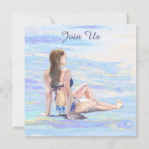 Invitation *~* Femme AR29 Plage Générique DIY TOUT ÉVÉNEMENT 