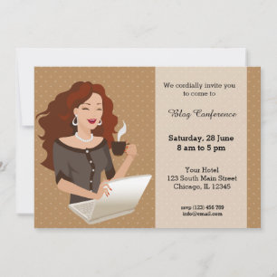 Invitation Femme de carrière