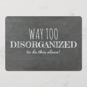 Invitation Femme de chambre désorganisée / Maid of Honor