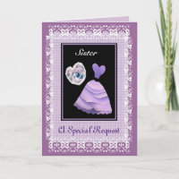Femme de chambre junior SISTER - PURPLE Gown