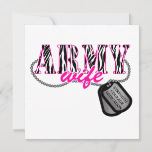 Invitation Femme de l'armée