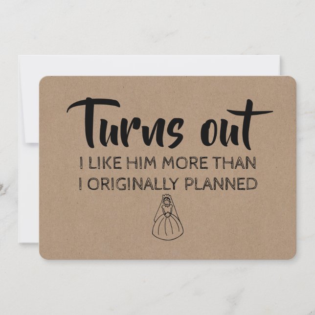 Invitation Femme d'honneur / Femme d'honneur (Devant)