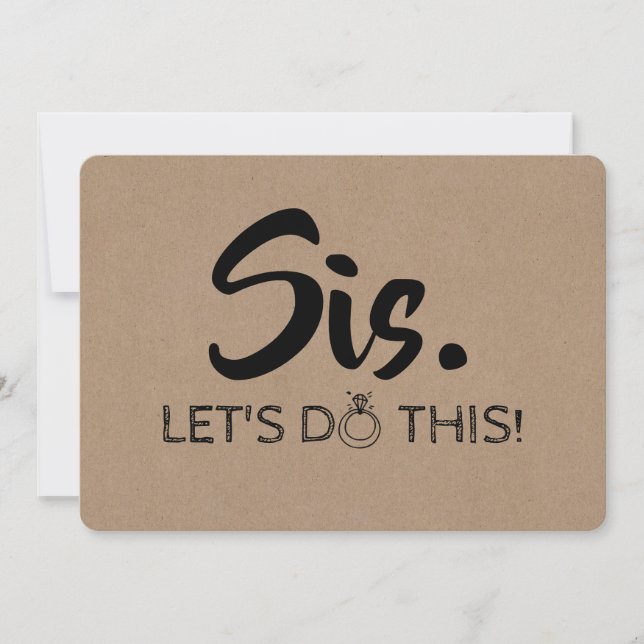 Invitation Femme d'honneur / Femme d'honneur (Devant)