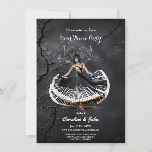 Invitation Femme élégante