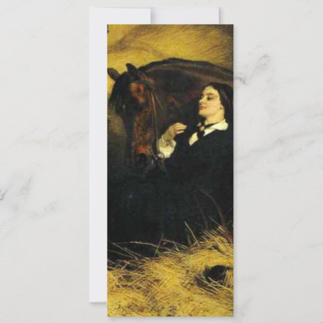 Invitation Femme et Cheval (Devant)