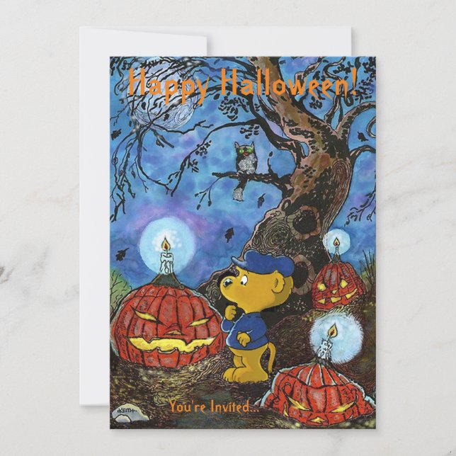 Invitation Ferald et les citrouilles pourries (Devant)