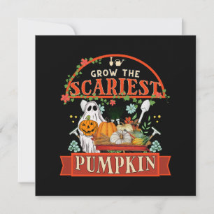 Invitation Ferme de citrouilles Halloween