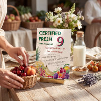 Ferme de Fruits Certifiés Frais 9e Anniversaire