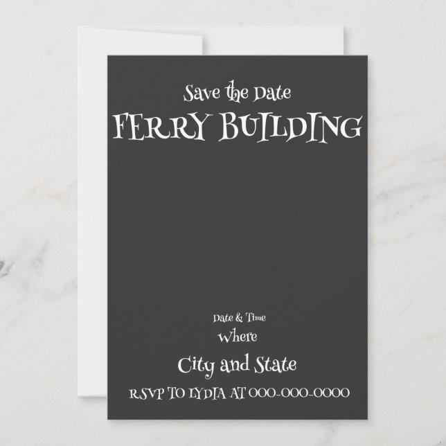 INVITATION FERRY BUILDING SOIRÉE VINICOLE OBSERVATION DES GEN (Devant)