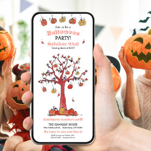 Invitation Festif Automne Fête d'Halloween