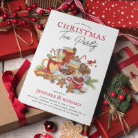 Festif Noël Fête Tea Party