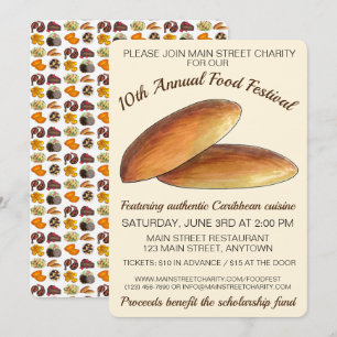Invitation Festival alimentaire des Caraïbes jamaïcaines Bull