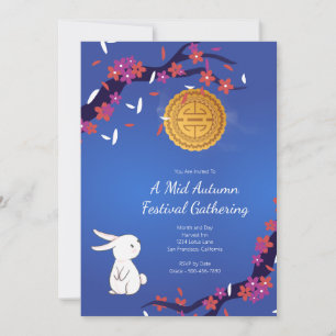 Invitation Festival de mi-automne Rassembler Mooncake