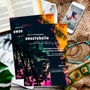 Invitation Festival de musique   Ferris Wheel Palms Sweet 16