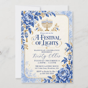 Invitation Festival des lumières Hanukkah