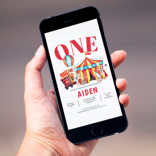 Invitation Festival du Carnaval du Cirque Spectacle 1er anniv