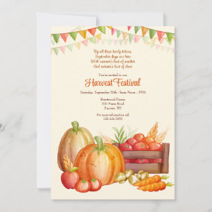 Invitation Festival Harvest