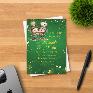 Invitation festive à une soirée de la Saint-Patric
