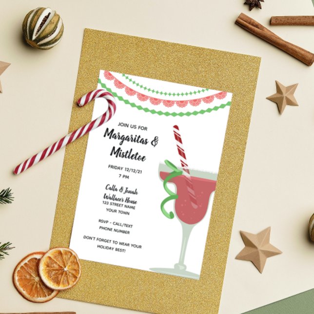 Invitation festive de fête de Noël (Créateur téléchargé)