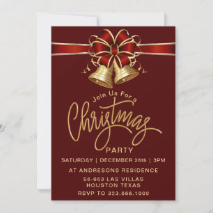 Invitation Festive d'hiver Noël
