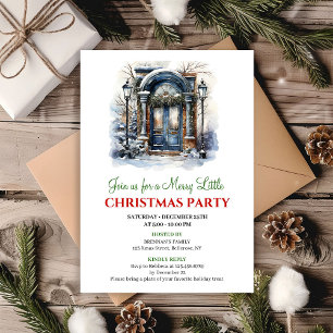 Invitation festive et cosy pour une soirée de Noël