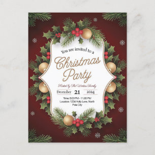 Invitation Festive Festive
