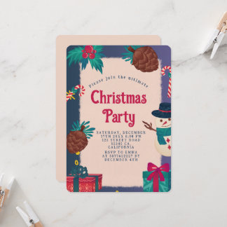 Invitation Festive Noël