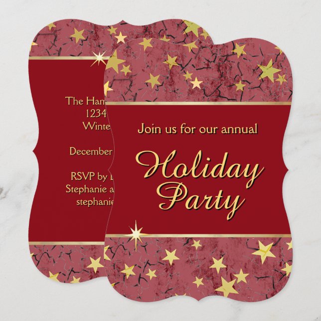 Invitation Fête (Devant / Derrière)