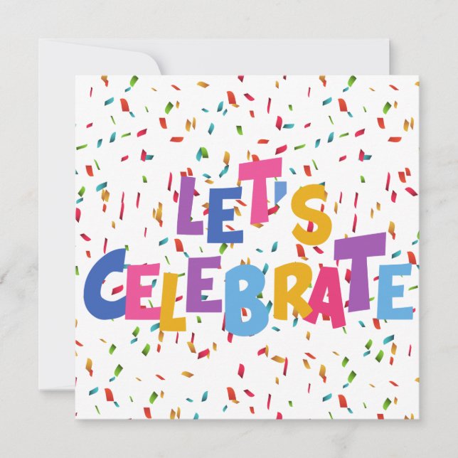 Invitation Fête (Devant)